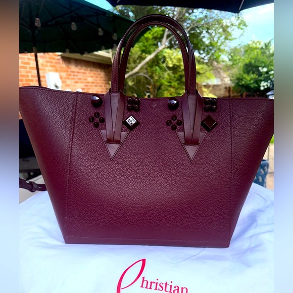 Christian Louboutin Cabachic Bourdeaux Small Cabata Crossbody Gently Used - Picture 1 of 16